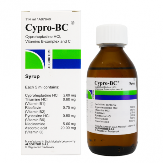 Buy CyproBc Syrup 114 Cc delivered by Pharmazone Pharmacy within 2