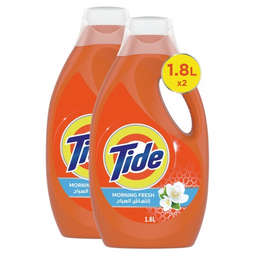 Tide Gel Morning Fresh 2 x 1.8L - delivered by Taw9eel Fast