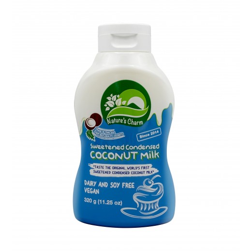 Nature Charm Gluten Free Vegan Squeezy Sweetened Condensed Coconut Milk 320 g