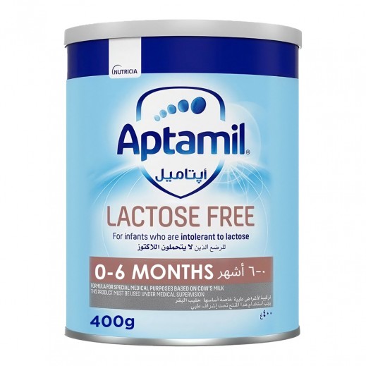 Aptamil Lactose Free Milk 400 g (0-6 Months) - delivered by Taw9eel Fast