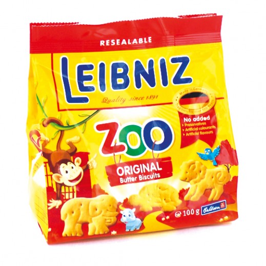Leibniz Zoo Original Butter Biscuits 100 g - delivered by Taw9eel Fast
