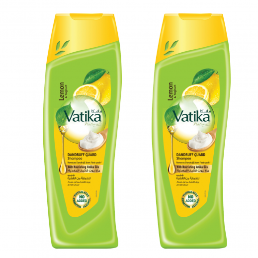 Vatika Naturals Dandruff Guard Shampoo 2 x 400 ml - delivered by Taw9eel Fast