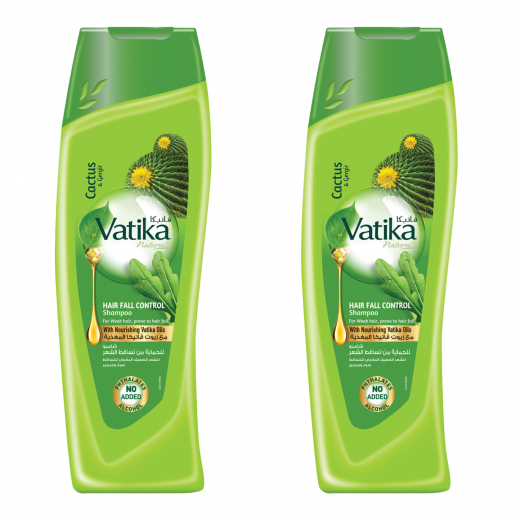 Vatika Naturals Hair Fall Control Shampoo 2 x 400 ml - delivered by Taw9eel Fast