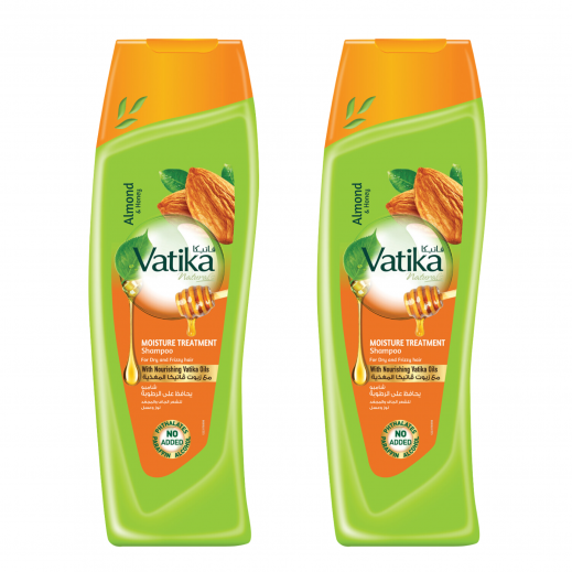 Vatika Naturals Moisture Treatment Shampoo 2 x 400 ml - delivered by Taw9eel Fast