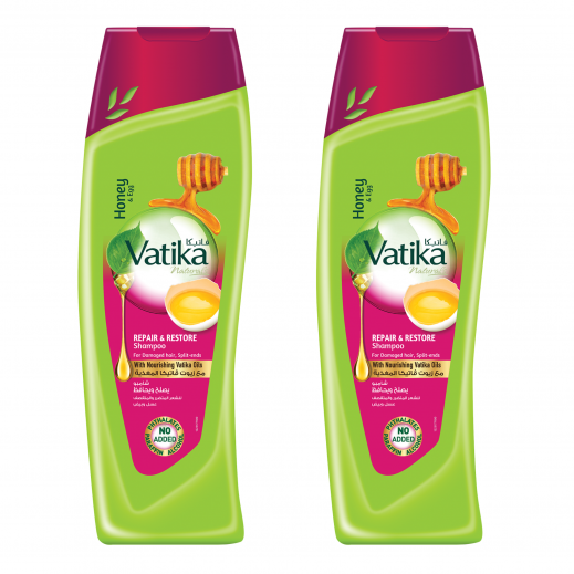 Vatika Naturals Repair & Restore Shampoo 2 x 400 ml