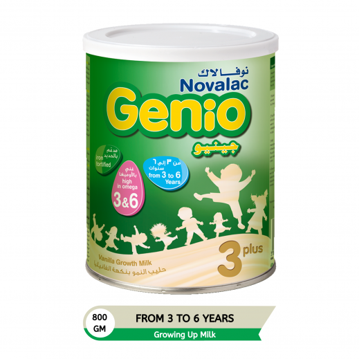 Novalac Genio Vanilla Growth Milk Powder Stage 3 800 g (3-6 Years)