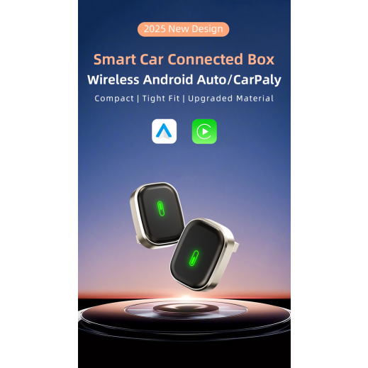 2 in 1 Wireless CarPlay & Android Auto Adapter - delivered by Taw9eel Fast