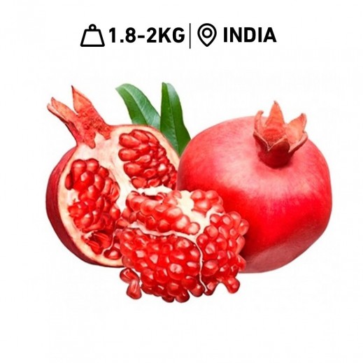 Fresh Indian Pomegranate (1.8 - 2 kg Approx.) - delivered by Taw9eel Fast
