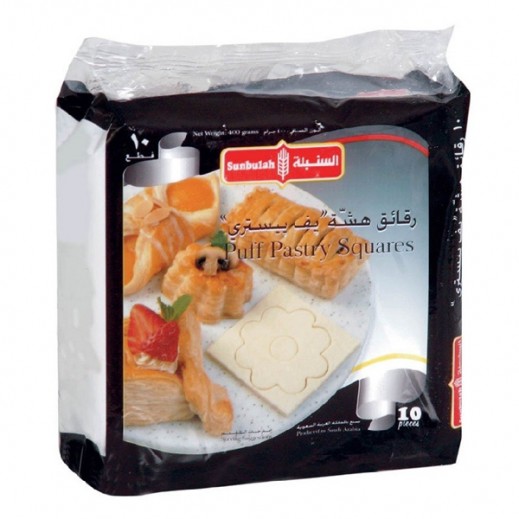 Sunbulah Puff Pastry Whole Wheat 400g - delivered by Taw9eel Fast