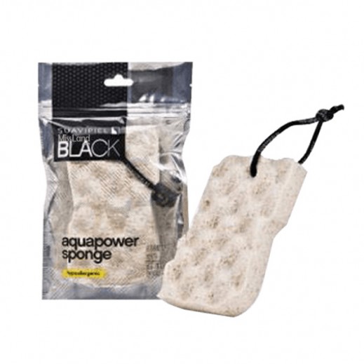 Suavipiel Black Aquapower Massage Sponge