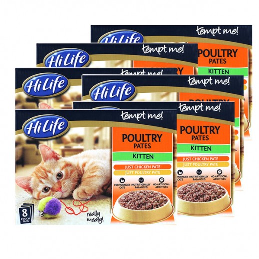 Buy Wholesale Hi Life Tempt Me Cat Food Poultry Pates For Kitten 8