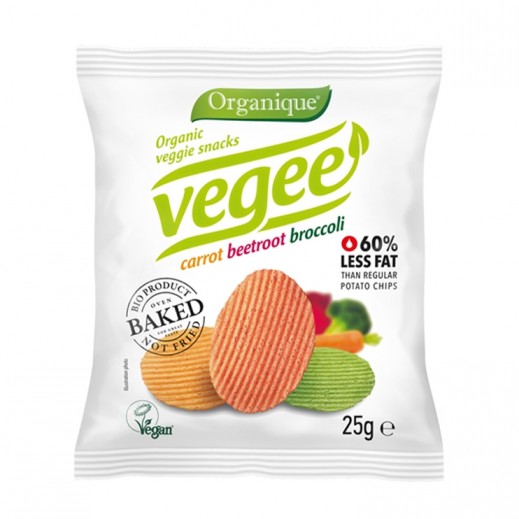 Organic Vegees Oven Backed Vegetable Snack 25 g