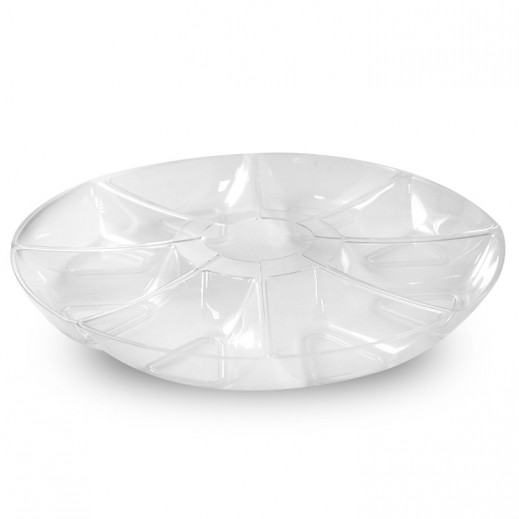 Mozaik Sabert Appetizer Dish Set Transparent - 12 Pieces