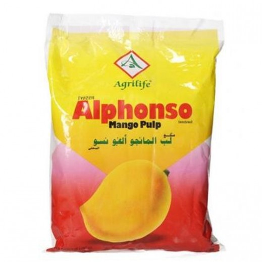 Agrilife Frozen Alphonso Mango Pulp 1 kg - delivered by Taw9eel Fast