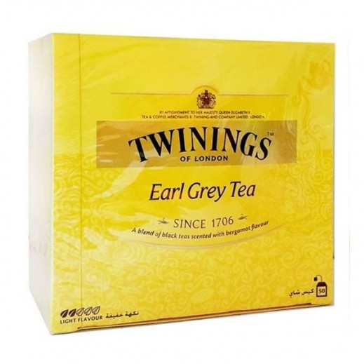 Twinings Earl Grey Tea 50 Bags - delivered by Taw9eel Fast