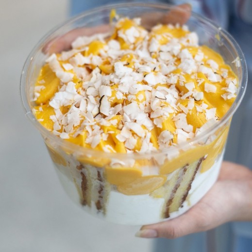 Mango Coconut Gelato Trifle - delivered by Angelato Bakery 