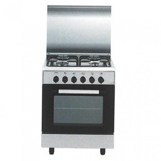 Flamegas Gas Cooker 4 burner 55×40 - Silver - delivered by  AL-YOUSIFI within 3 working days