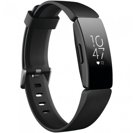 Fitbit Inspire HR Fitness Tracker Black Taw9eel