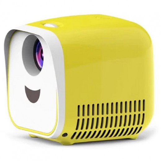 Buy L1 Full HD 1080P Kids Mini Projector Yellow توصيل