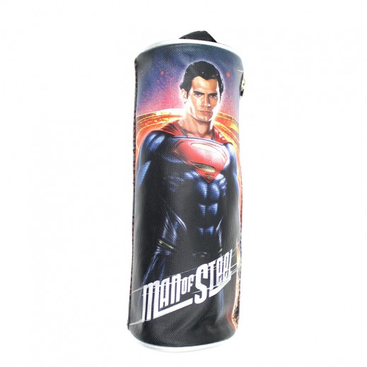 Superman Round Pencil Case