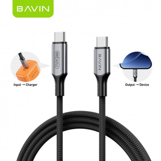 140W PD 3.1 USB-C to USB-C Fast Charging Cable 1.2m By Bavin