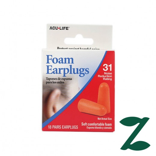 Acu-Life Foam Ear Plugs 18 Pair - delivered by Pharmazone Pharmacy - within 2 Hours