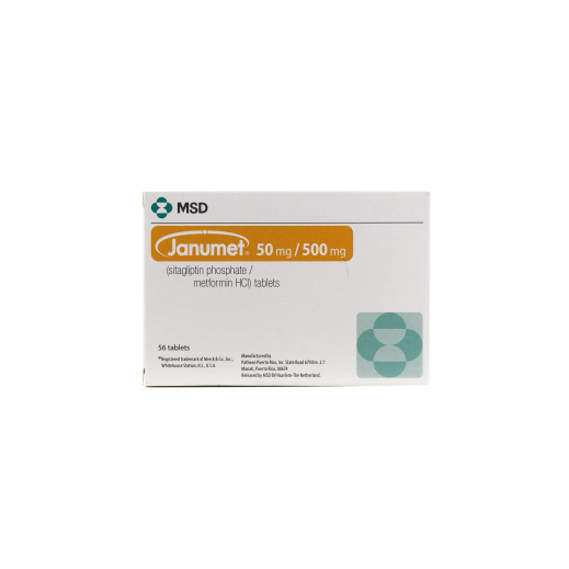Janumet 50/500 56 Tablets - delivered by The Pharmacy - within 2 Hours