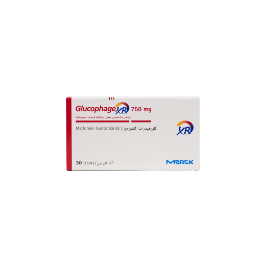 Glucophage Xr 750mg for Type 2 Diabetes 30 Tablets - Delivered By Pharmazone - delivered by Taw9eel Fast