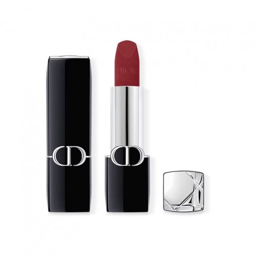 Dior Rouge Dior Lipstick - 909 Midnight Velvet Finish - delivered by Taw9eel Within 24 Hours 