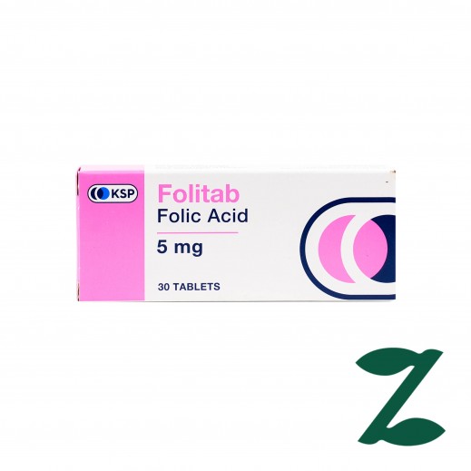 Folitab 5Mg Folic Acid 30 Tablets - Delivered By Pharmazone - delivered by Taw9eel Fast