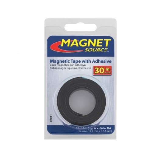 Magnet Source 30 in. L x .5 in. W Black Strip Magnetic Tape  - delivered by Taw9eel within 1 working day 