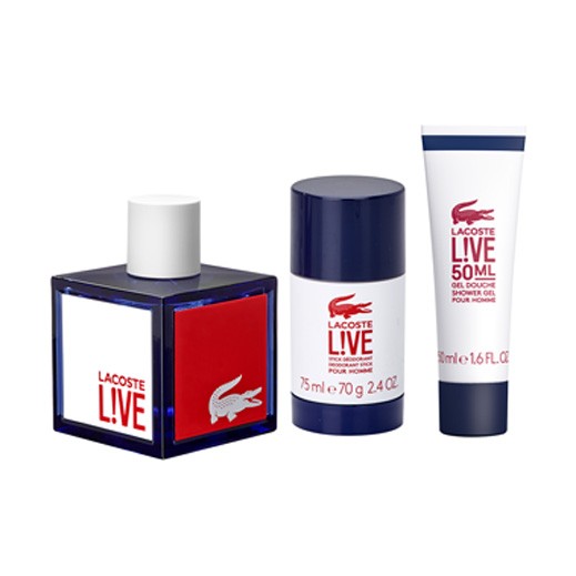 Lacoste live best sale shower gel