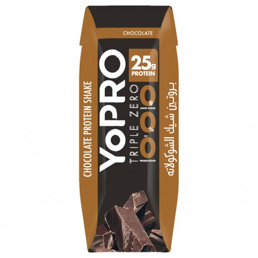 Yopro Triple Zero UHT Chocolate Protein Shake 250ml - delivered by Taw9eel Fast