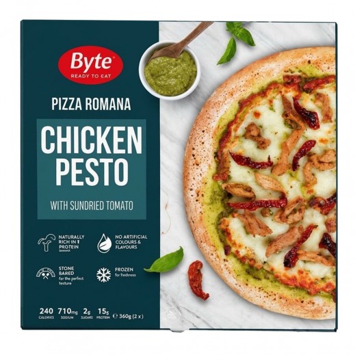 Byte Romana Chicken Pesto Pizza 520g
