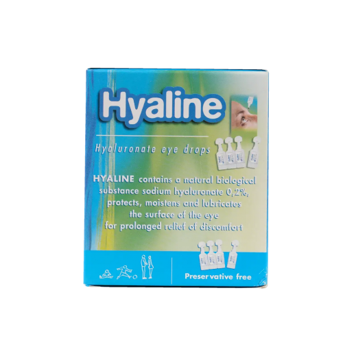 Hyaline Hyaluronate Lubricant Eye Drops 2 ml - 28 Pieces - delivered by The Pharmacy - within 2 Hours