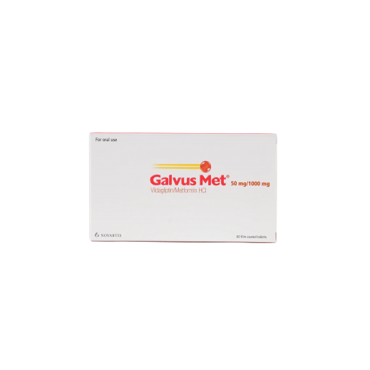 Galvusmet 50/1000Mg Fc for Diabetes - 60 Tablets - delivered by The Pharmacy - within 2 Hours