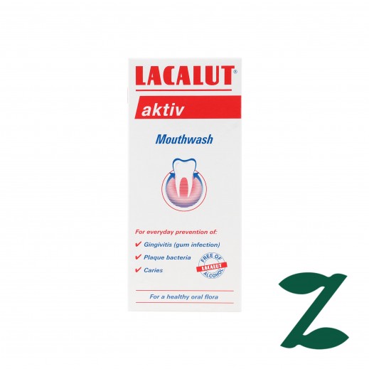 Lacalut Aktiv Mouthwash 300 Ml - delivered by Pharmazone Pharmacy - within 2 Hours