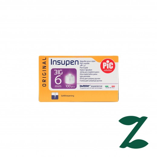 PIC Insupen 31G X 0.25 Mm 100 Pieces - 6Mm - delivered by Pharmazone Pharmacy - within 2 Hours