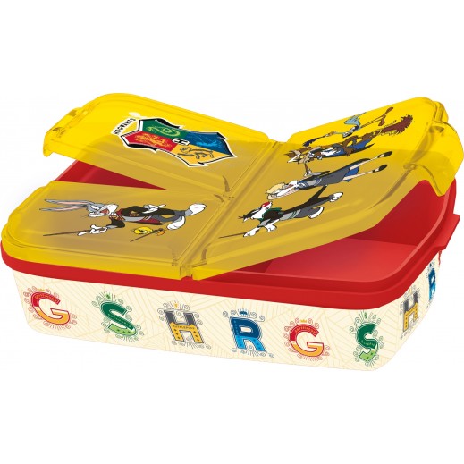 Stor Multi Compartment Sandwich Box Warner 100 Anniversary - delivered by Taw9eel Fast