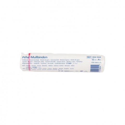 Hartmann Peha Mullbinde Gauze 12 Cm × 4 M - 1 Piece - delivered by Pharmazone Pharmacy - within 2 Hours