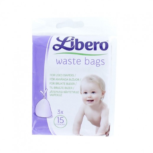 Libero Waste Bags 45 pieces - delivered by Taw9eel Fast