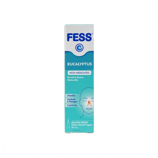 Fess Eucalyptus Saline Spray 30 ml - delivered by The Pharmacy - within 2 Hours