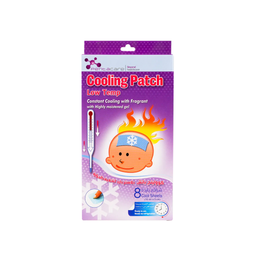 Pentacare Cooling Patch 8 Cool Sheets - delivered by The Pharmacy - within 2 Hours
