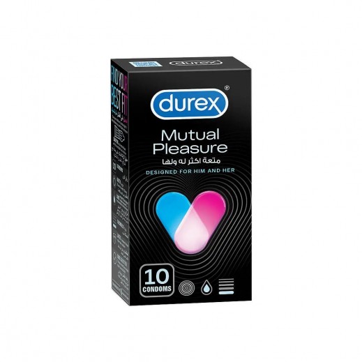 Durex Condom Mutual Pleasure 10 Pieces - delivered by The Pharmacy - within 2 Hours