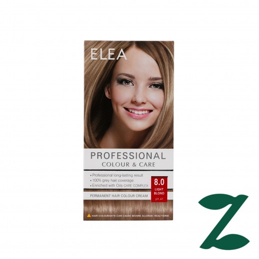 Elea Hair Color 8.0 - Light Blonde  - delivered by Pharmazone Pharmacy - within 2 Hours