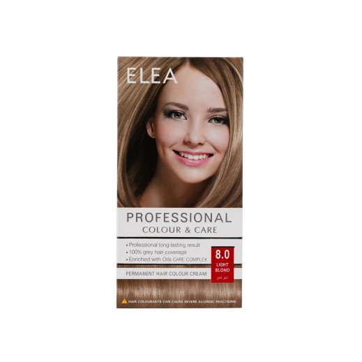 Elea Hair Color 8.0 - Light Blonde  - delivered by The Pharmacy - within 2 Hours