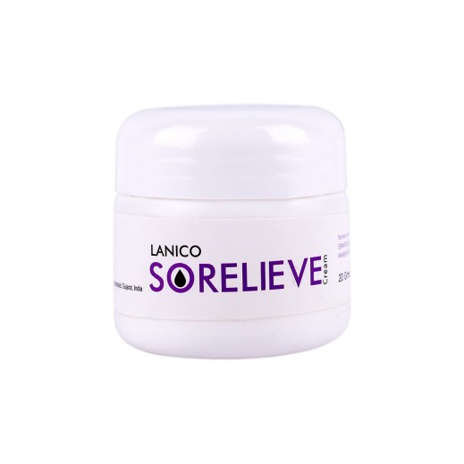 Lanico Sorelieve Cream 20G - delivered by Pharmazone Pharmacy - within 2 Hours