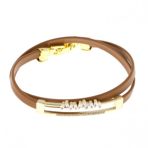 Brown Leather Hand  Strap