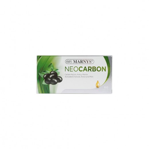 Marnys Neocarbon for Normal Gastrointestinal 60 Caps - delivered by The Pharmacy - within 2 Hours