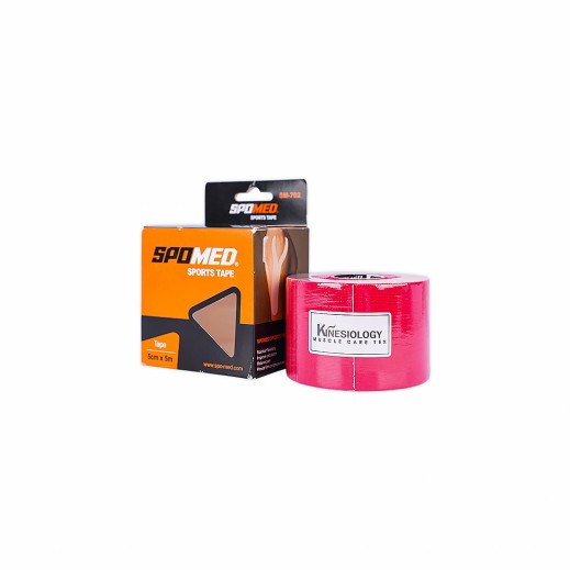 Spomed Sportes Tape 5X5 (SM-702)-Red - delivered by The Pharmacy - within 2 Hours